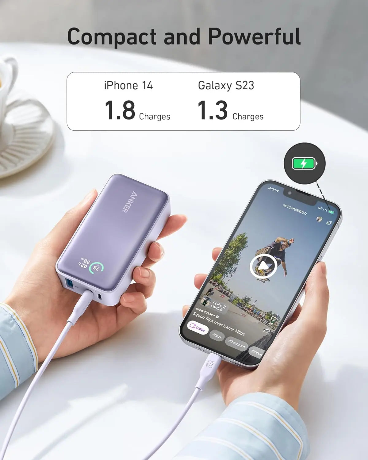 Anker Power Bank 533 PowerCore 30W PD 10000mAh Portable Charger