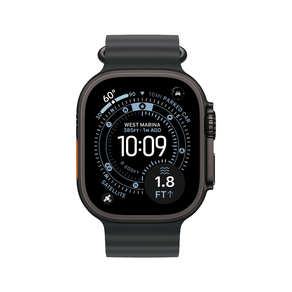 Apple Watch Ultra 3 (2025) GPS + Cellular, 49mm  - Black Titanium Case - Black Ocean Band