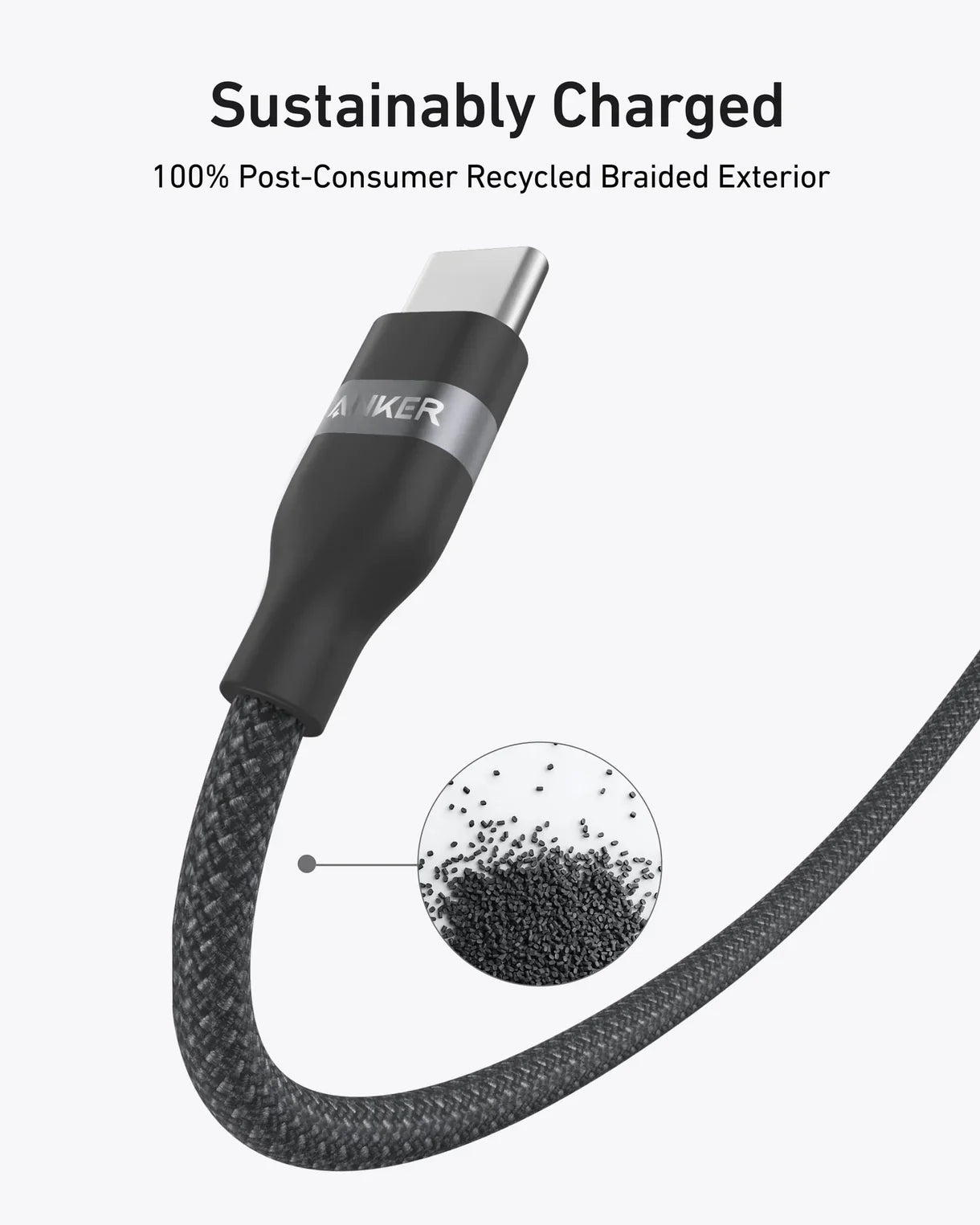 Anker USB-C to USB-C Cable 240W (0.9m/3ft) | Black