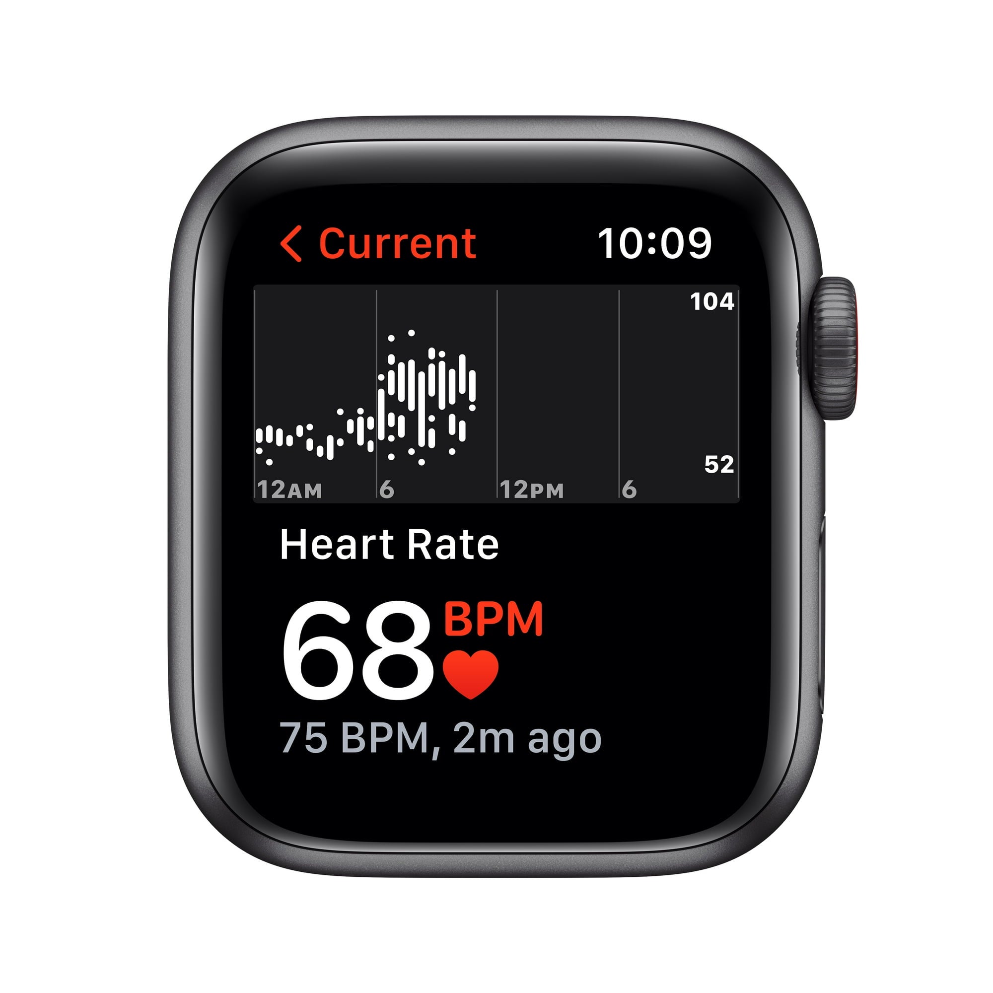 ساعة Apple Watch SE بنظام تحديد المواقع GPS والاتصال الخلوي، مقاس 44 مم، بهيكل من الألومنيوم الرمادي الفلكي مع سوار رياضي Tornado/Grey