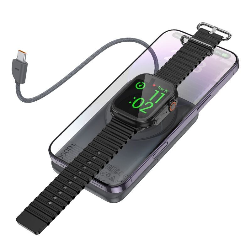 Hoco Q43 2-in-1 Wireless PD20W Power Bank for Apple Watch & Phone 10000mAh