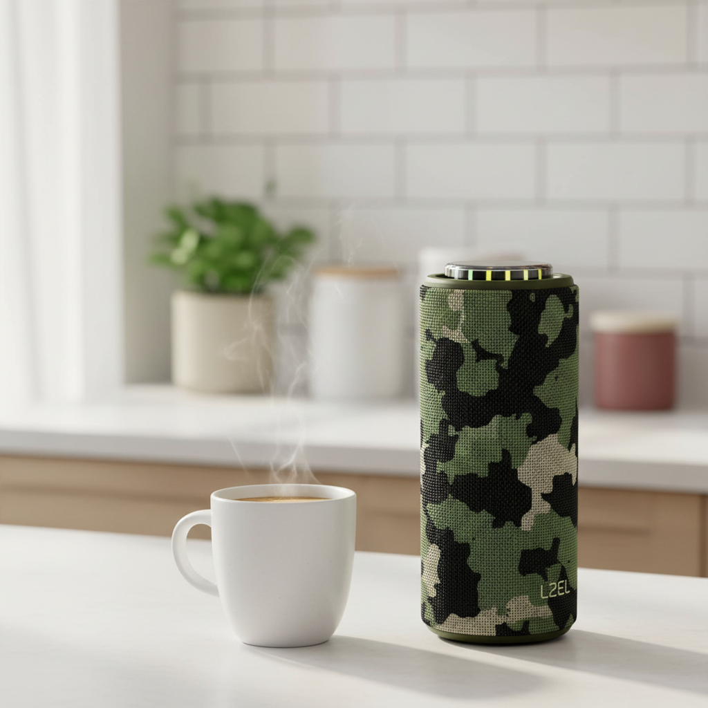 LZEL Aquilasonus Elite Waterproof Portable Bluetooth Speaker With Vibe Lights