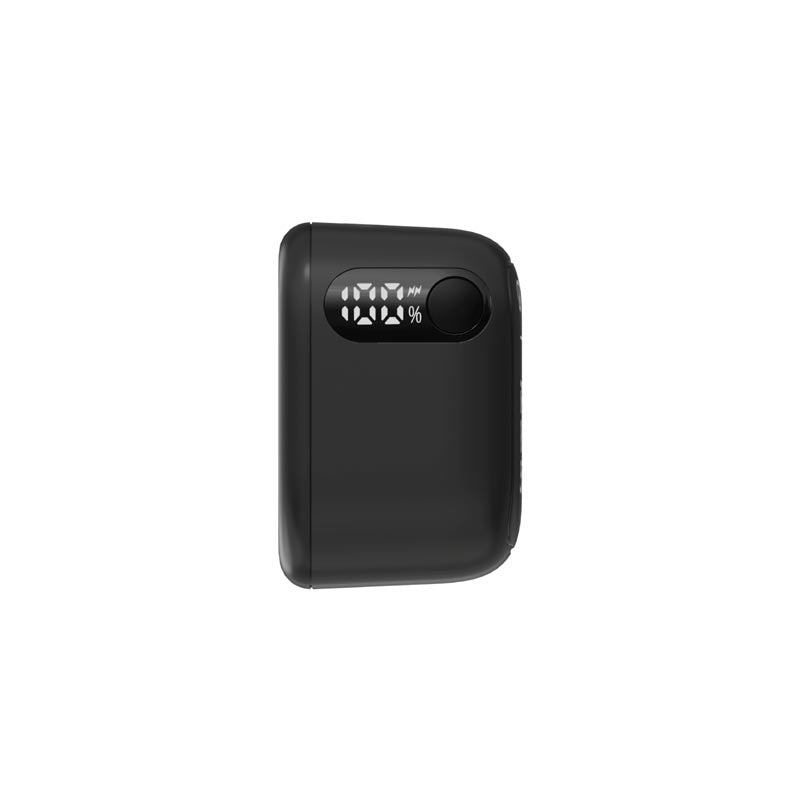 بطارية مومكس 1-باور ميني 5000 مللي أمبير بمنفذ USB-C مدمج قابل للطي | أسود