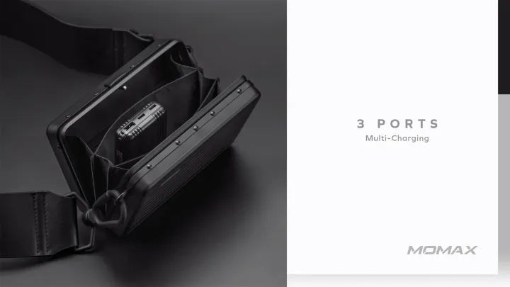 Momax Power Bank 10000 mAh  With Wireless Charging | Black