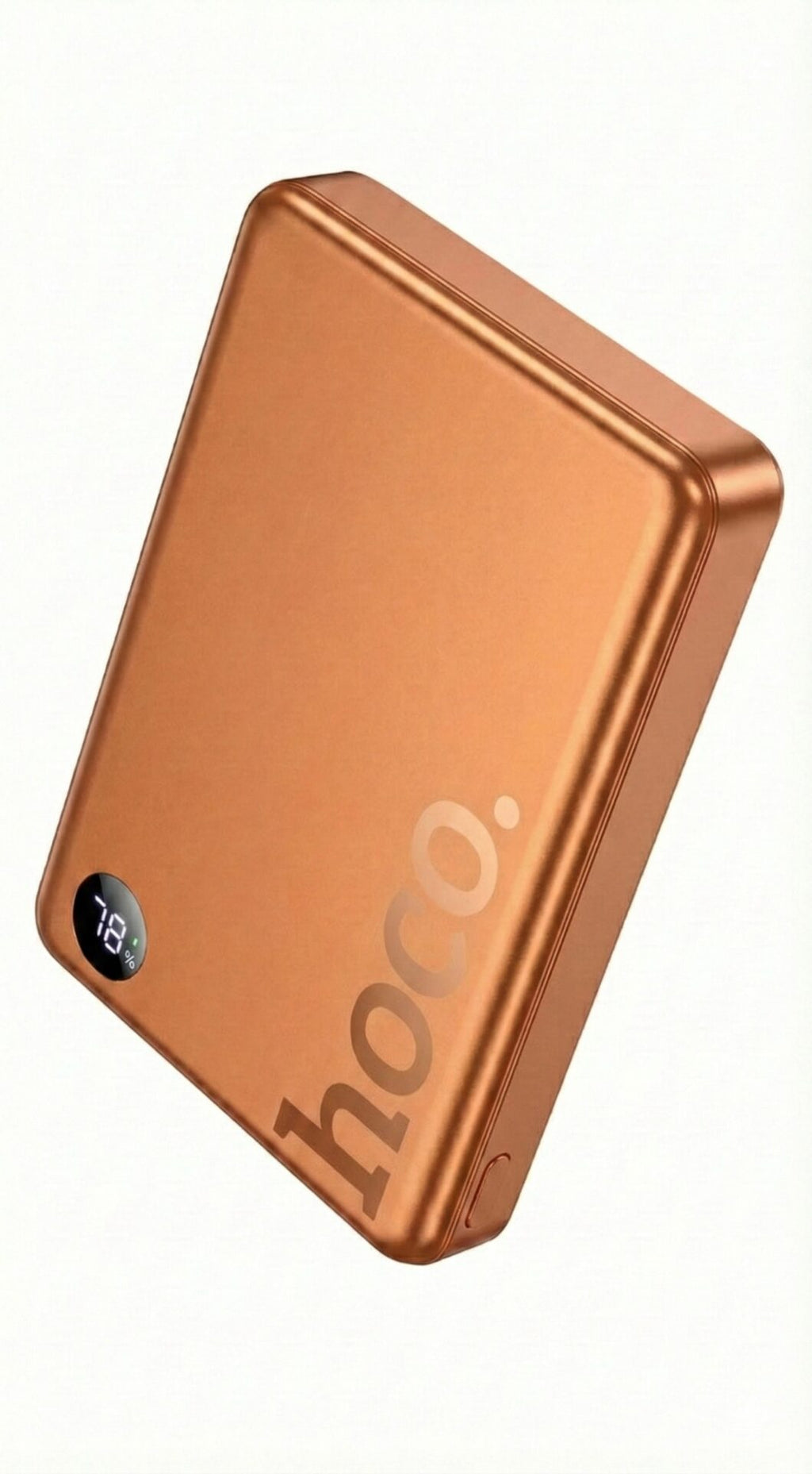 HOCO Q34 10000mAh Magnetic Wireless Power Bank — Orange