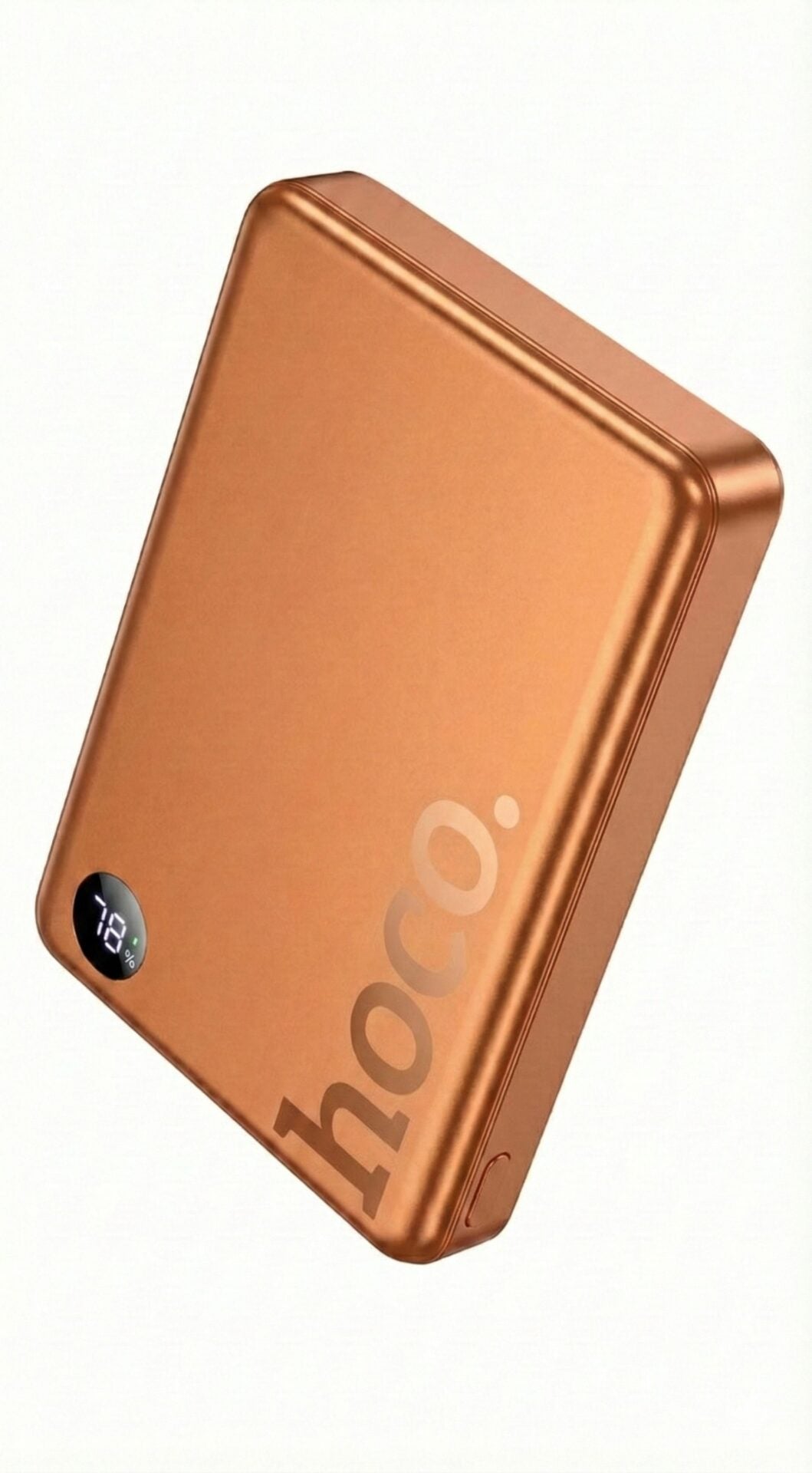 HOCO Q34 10000mAh Magnetic Wireless Power Bank — Orange