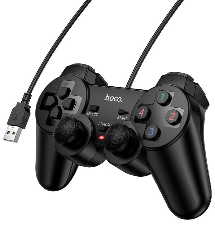 Hoco GA3 Wired Game Controller (Black)