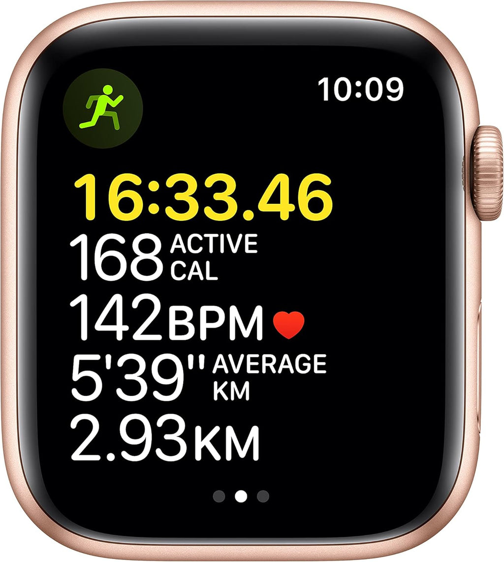 Apple Watch SE GPS + Cellular 40mm Starlight Aluminum Case with Starlight Sport Band - Regular