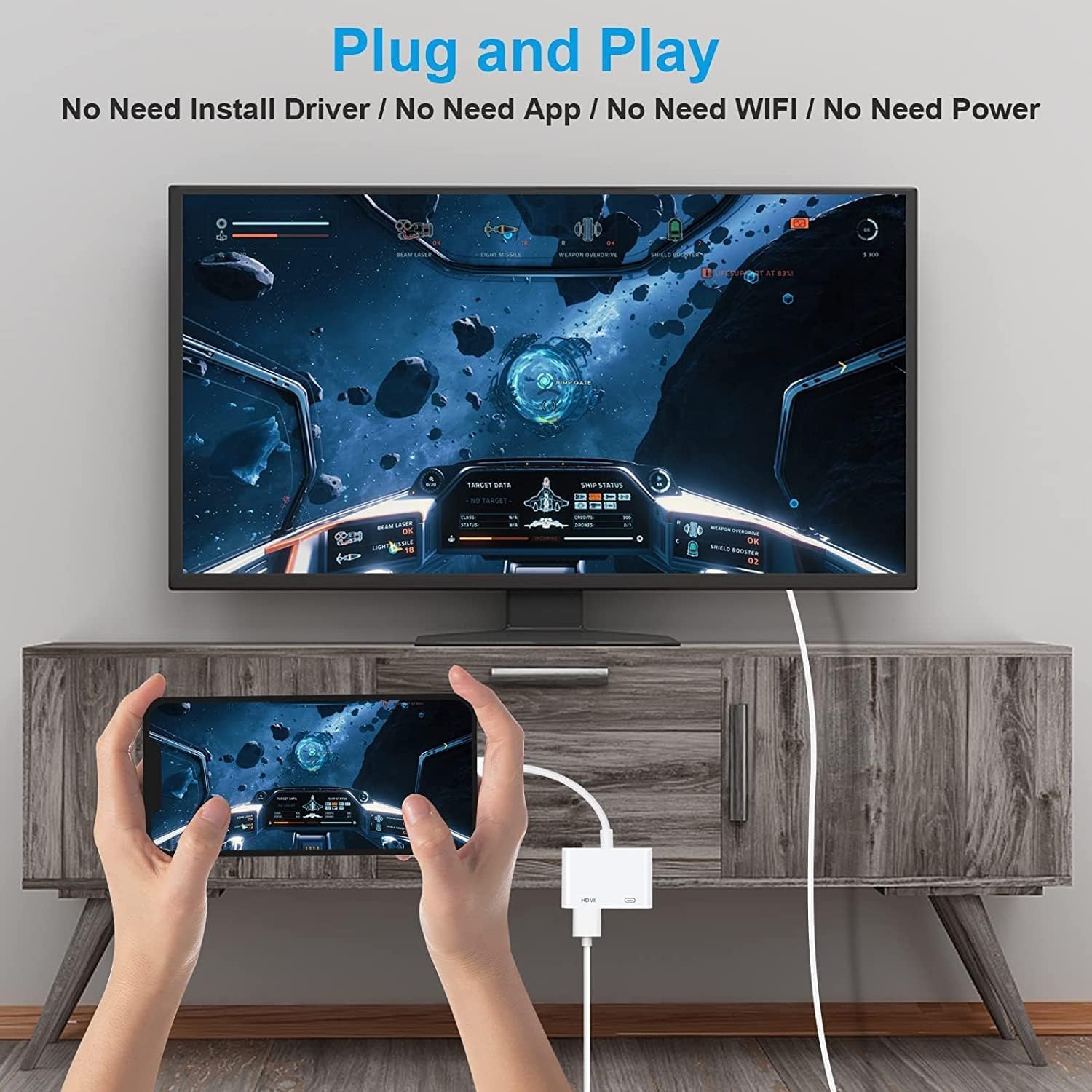 Apple Lightning Digital AV Adapter, Lightning to HDMI