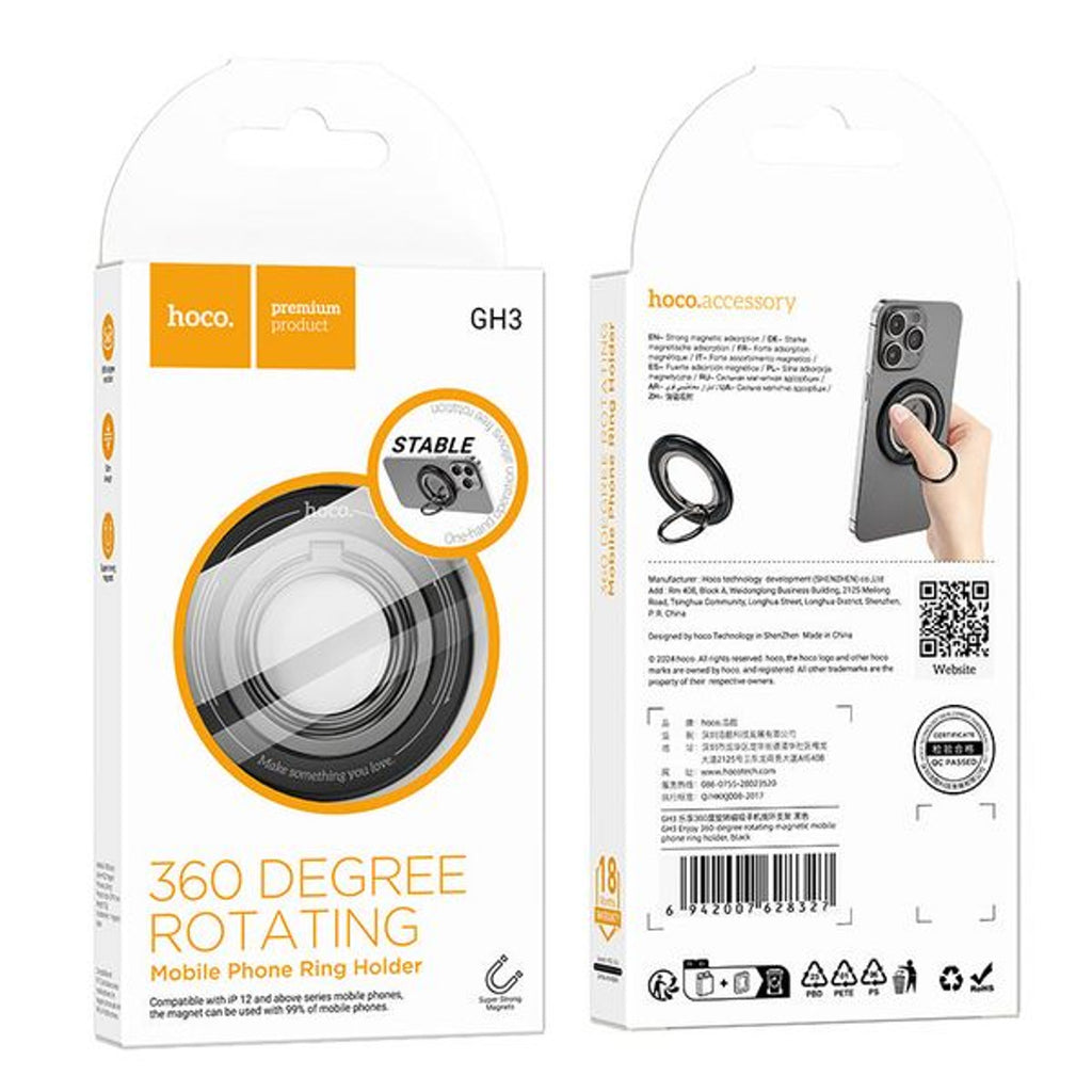 Hoco GH3 360° Rotating Magnetic Ring Holder