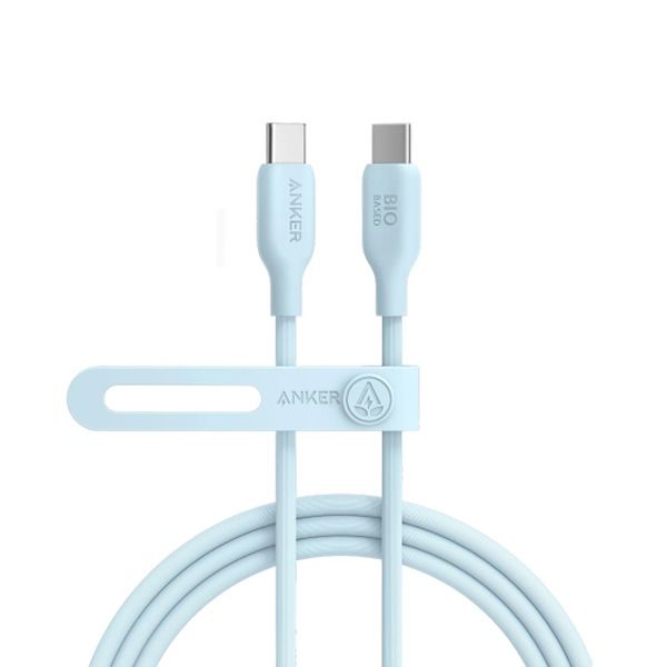 كابل Anker 544 USB-C إلى USB-C بقوة 140 واط (بمواد حيوية 1.8 متر) | أزرق