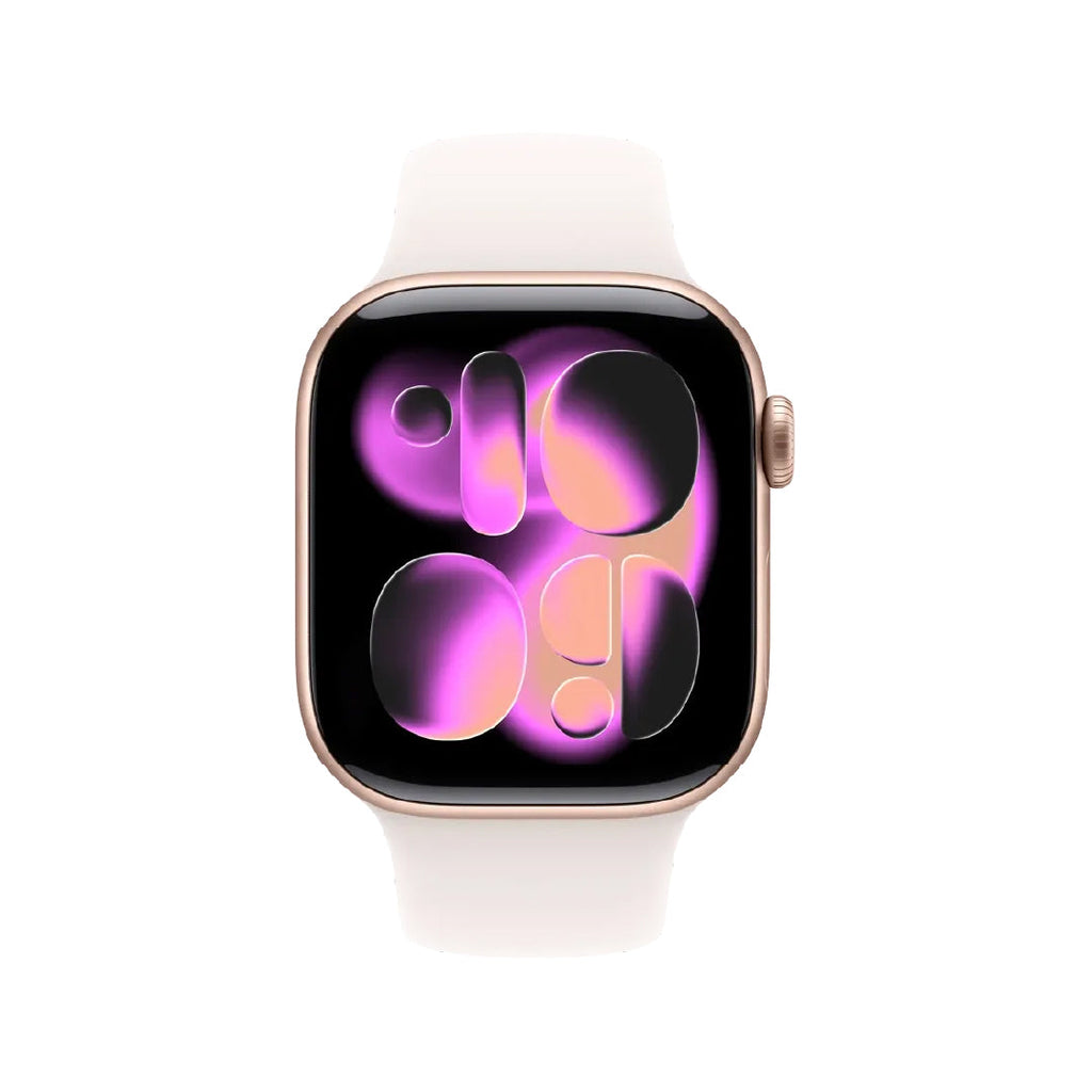 Apple Watch Series 11 - GPS - 42mm - Rose Gold Aluminium Case with Light Blush Sport Band - S/M