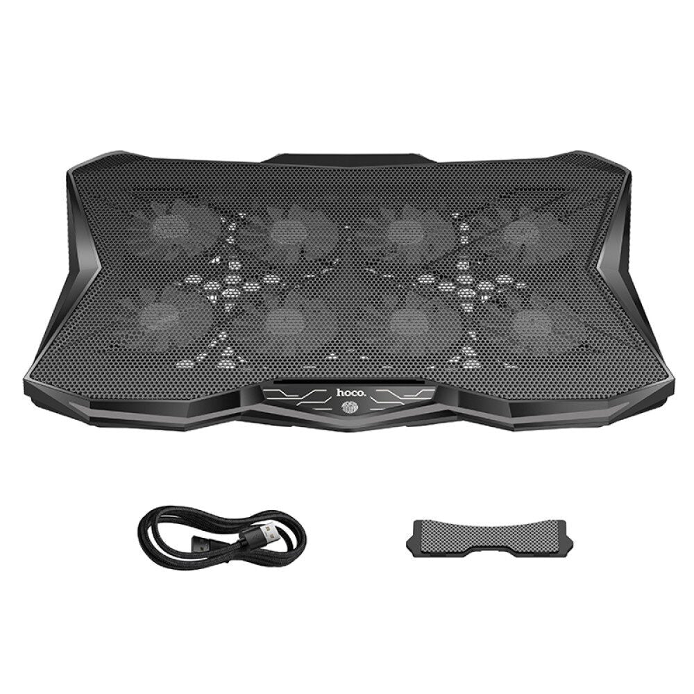 Hoco DH26 Laptop Cooling Stand (8 Fans, RGB)