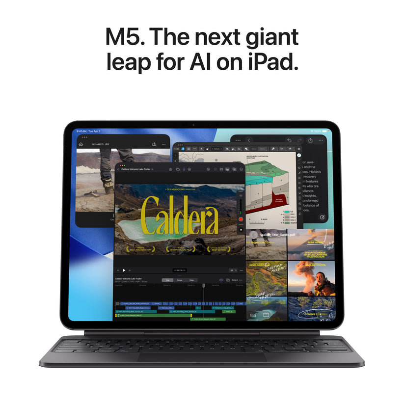 Apple iPad Pro 13-inch M5 Chip, 512GB Wi-Fi + Cellular Tablet –Standard Glass | Space Black