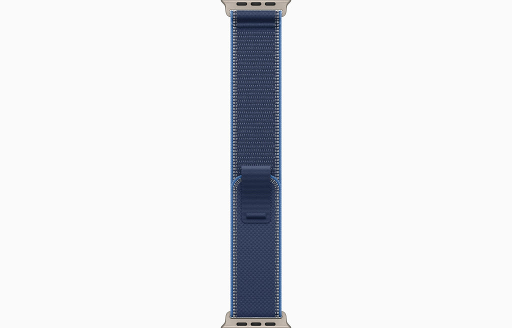 Apple Watch Ultra 3 (2025) GPS + Cellular, 49mm  - Natural Titanium Case - Blue Trail Loop | S/M