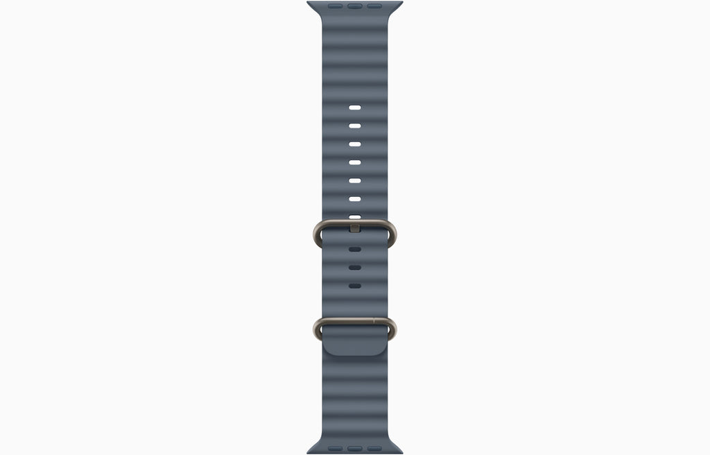 Apple Watch Ultra 3 GPS + Cellular 49mm Natural Titanium Case with Anchor Blue Ocean Band