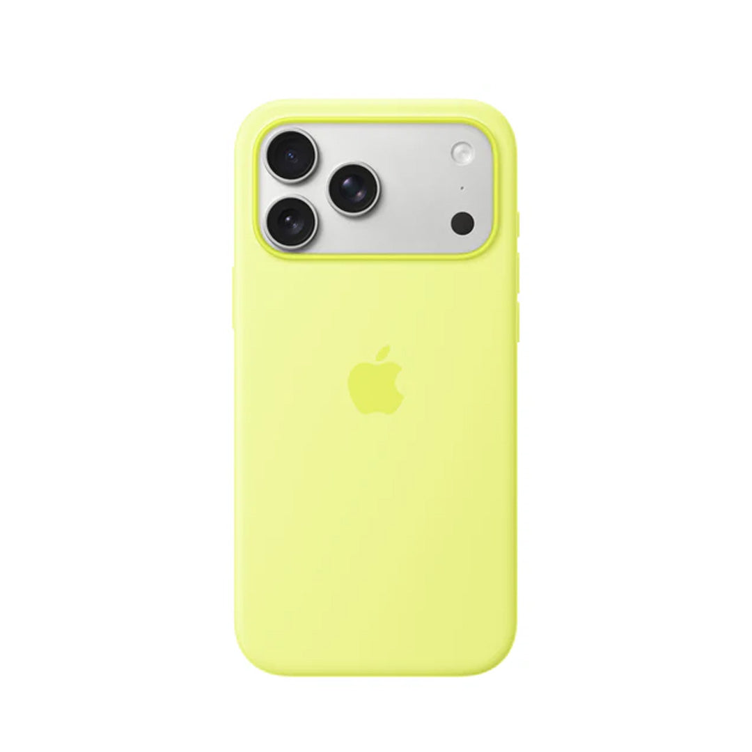 Apple iPhone 17 Pro Max Silicone Case with MagSafe | Neon Yellow