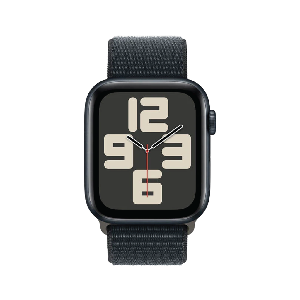 Apple Watch SE GPS + Cellular 44mm Midnight Aluminum Case with Midnight Sport Loop