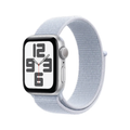 Apple Watch SE GPS 40mm Silver Aluminium Case with Blue Cloud Sport Loop