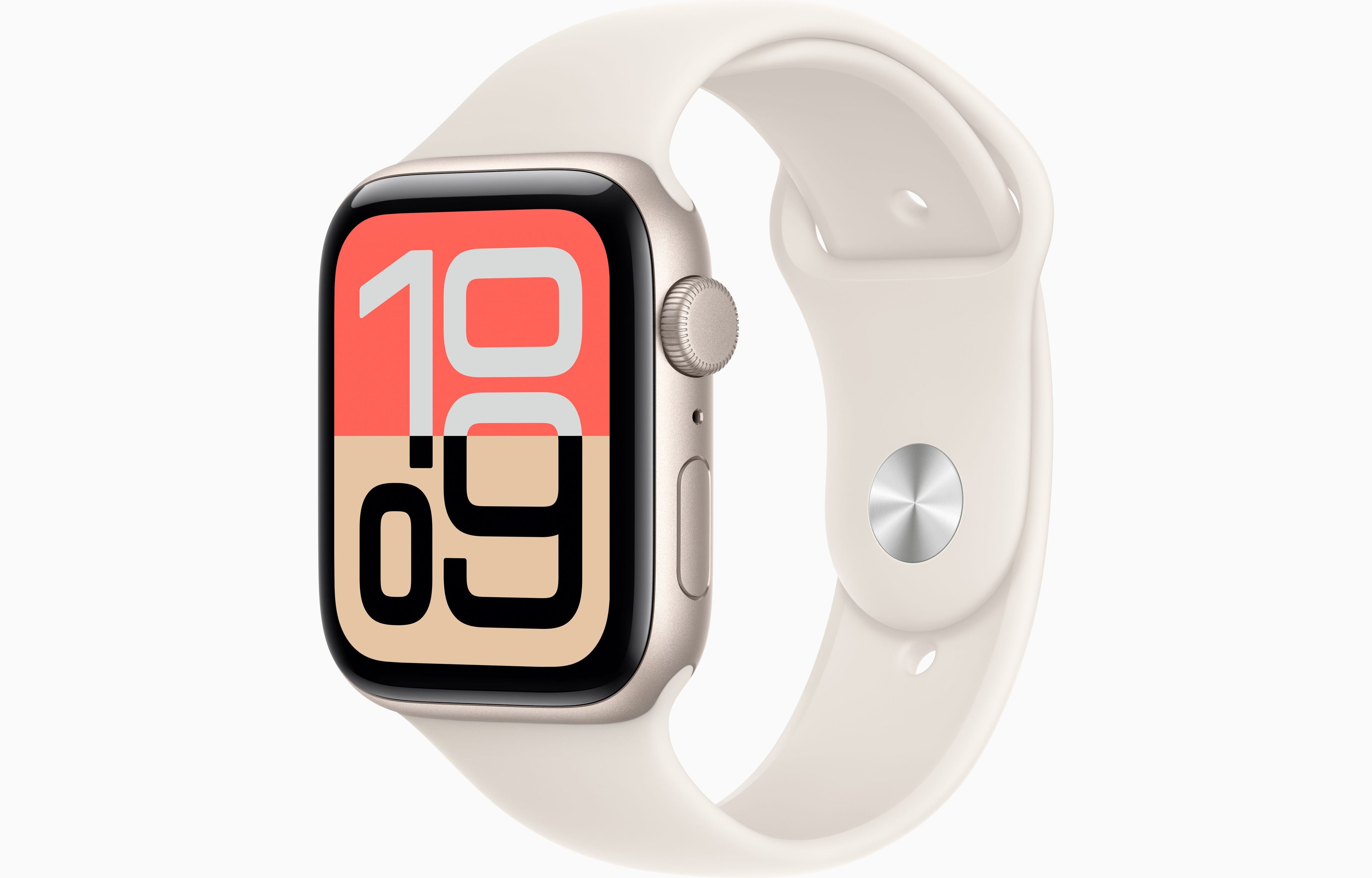 Apple Watch SE 3 - GPS - 44mm - Starlight Aluminium Case with Starlight Sport Band - M/L
