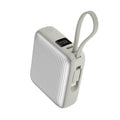 LZEL Neurode Sync - 10,000mAh PD Mini Power Bank 22.5W with Built-in Cable