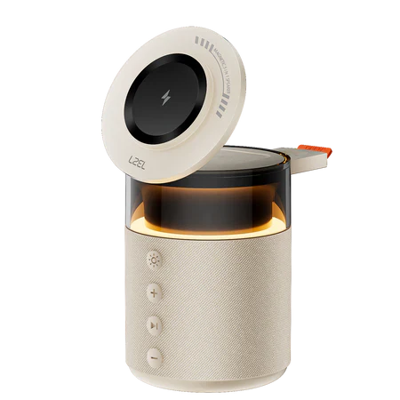 LZEL SonicGlow Pulse – Wireless Charger & Bluetooth Speaker