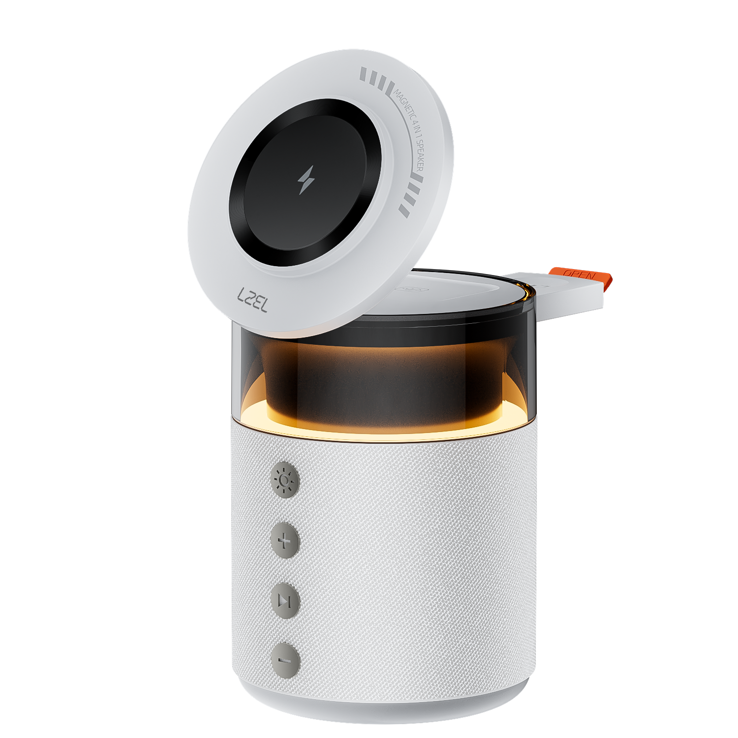 LZEL SonicGlow Pulse – Wireless Charger & Bluetooth Speaker