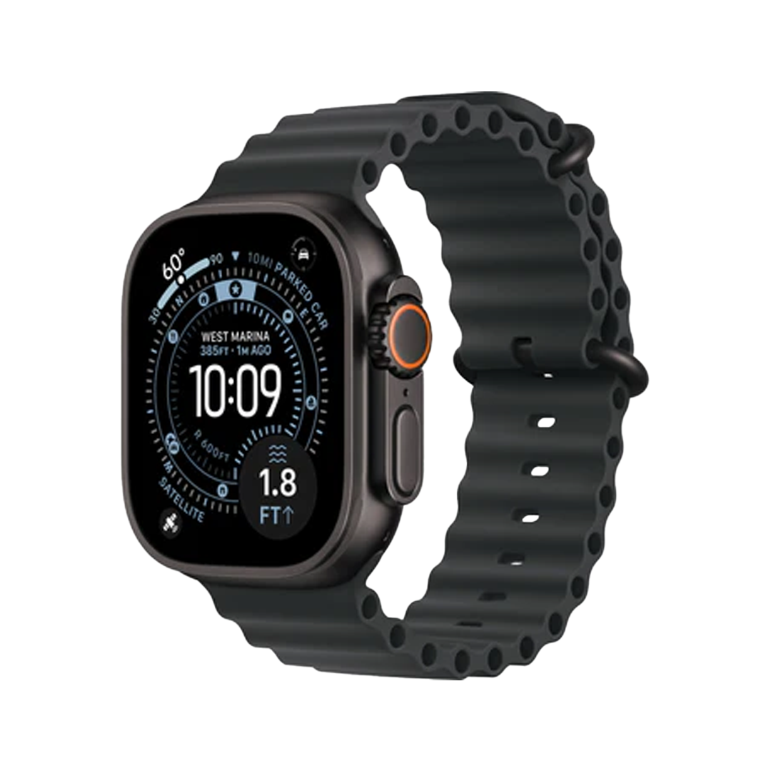 Apple Watch Ultra 3 (2025) GPS + Cellular, 49mm  - Black Titanium Case - Black Ocean Band