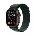 Apple Watch Ultra 2 (2024) - 49mm - GPS + Cellular - Black Titanium Case - Alpine Loop - L | Dark Green