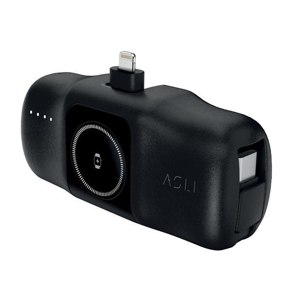 Asli Global 5000mAh Charger POD Prime Lighting Power Bank With Watch Dock