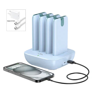 LZEL Quadra Energia Y Station 10000mAh Charging Station Built In Cable Lightning And Type-C