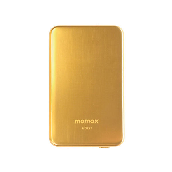 Momax 5000mAh Magnetic Wireless Charging Battery Pack Q.Mag Power 6 | Gold Edition
