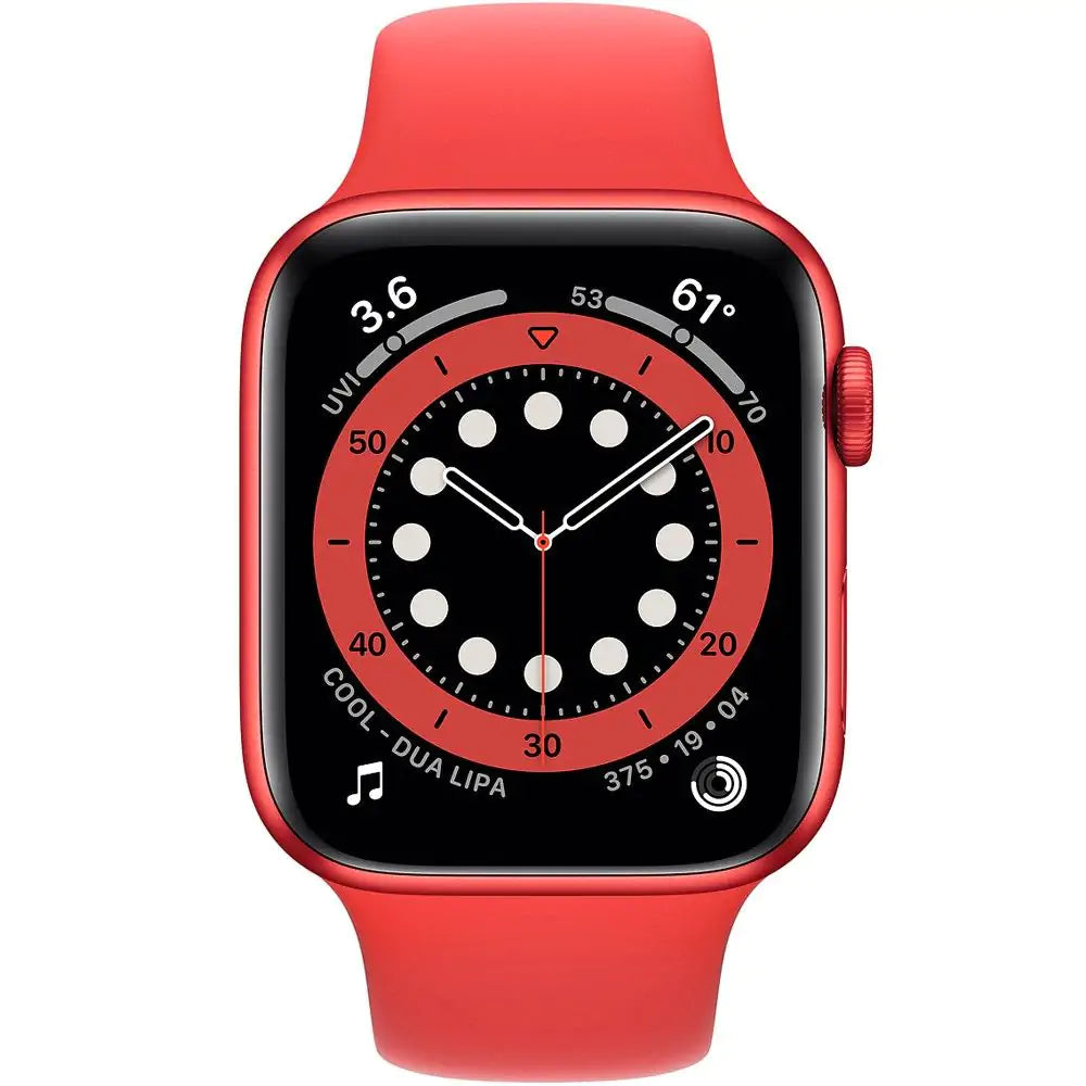 Apple Watch Series 6 GPS + Cellular 40mm Red Aluminum Case with Red Sport Band | Regular