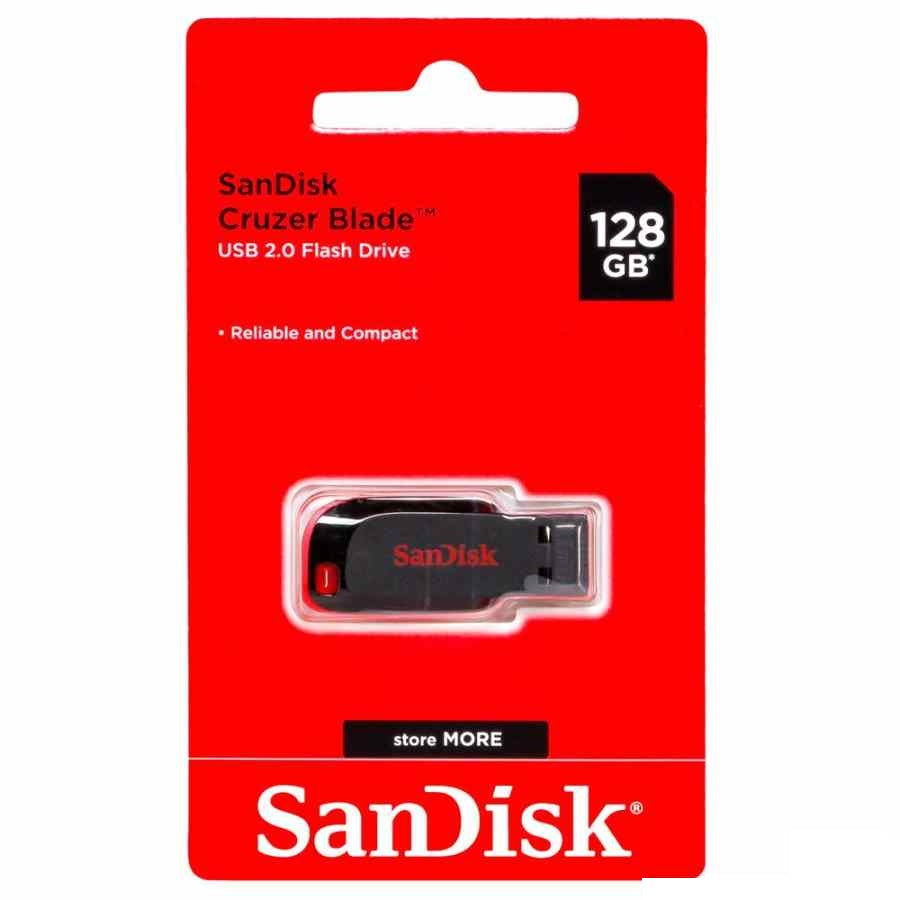 SanDisk Cruzer Blade USB 2.0 Flash Drive 128GB