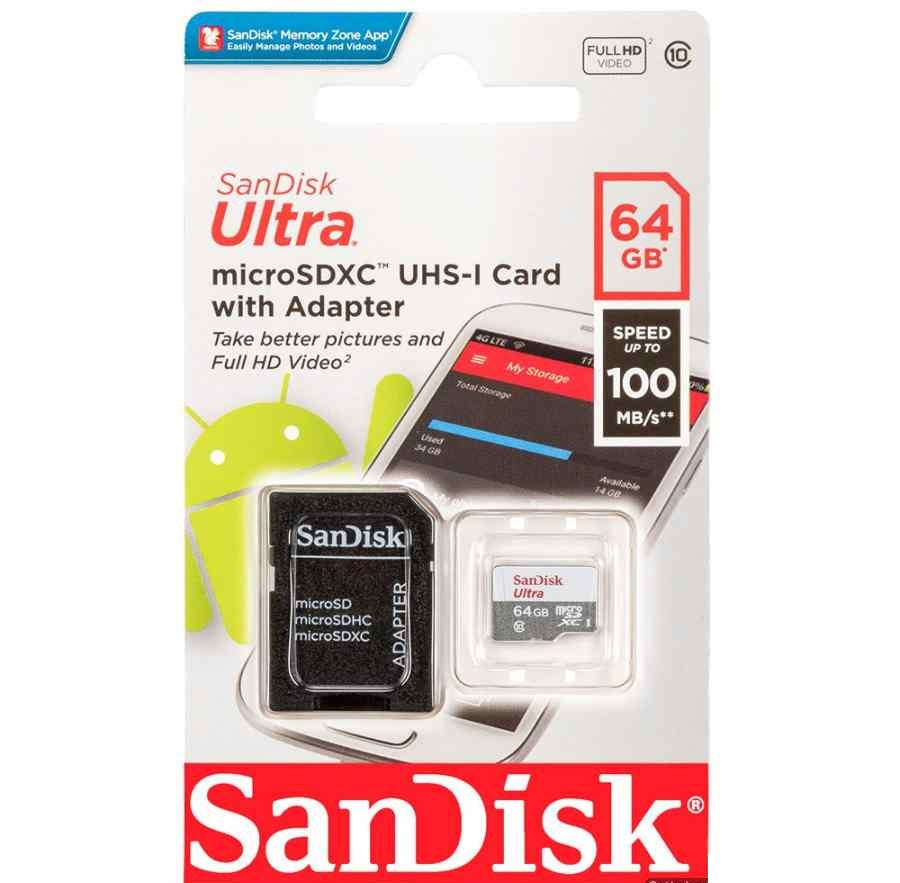 SanDisk Ultra Lite microSDXC Card 64GB
